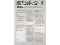 Statutory Notice: Health and Safety Law wallchart