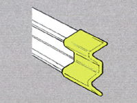 Heavy Duty Safety Barrier Plastic End Cap