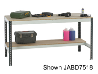 Just Bench 2400x750 with lower half shelf