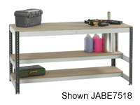 Just Bench 2400x750 with 2 lower shelves