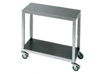 Stainless steel 2 tier Trolley 1200x550