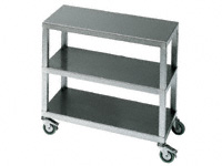 Stainless steel  3 tier Trolley 900x420