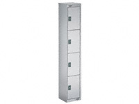 Four Compartment Stainless steel Locker 305x305