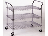 Livewire trolley / cart with 3 shelves 450d