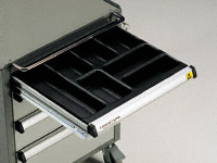 Fixed plastic Drawer Dividers 50mm high