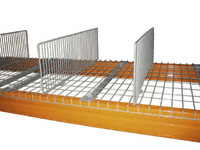 Wire mesh divider 1100D x 300H