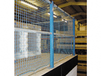 Nylon mesh mezzanine guarding safety netting