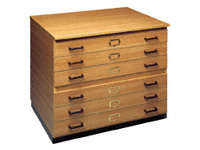 A0 Wooden Planchest 6 Drawers
