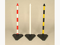 Plastic Post with triangular weighted base