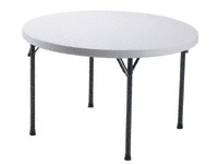 Polyfold Lightweight Circular Table 1220dia x 750H