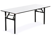 Rectangular soft-top folding table 1830x760