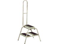 Stainless 2-step portable safety step 385 platform