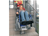 Powered wheelchair stairclimber c/w wheelchair
