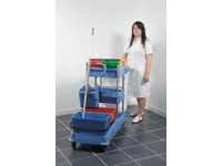Janitorial Cart with mopping accessories