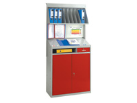 Industrial quality all steel control workstation